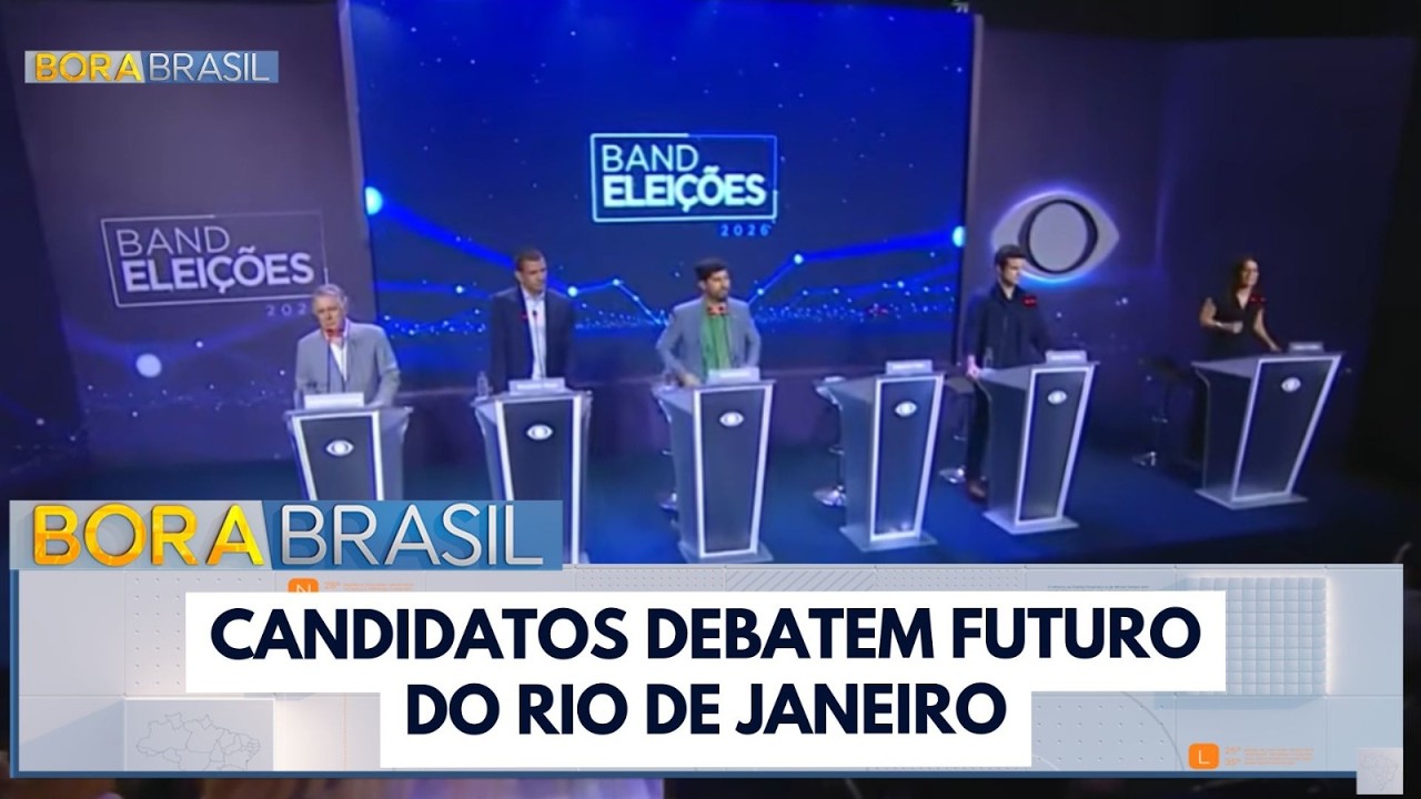 Debate com candidatos no Rio: Band promove encontro decisivo