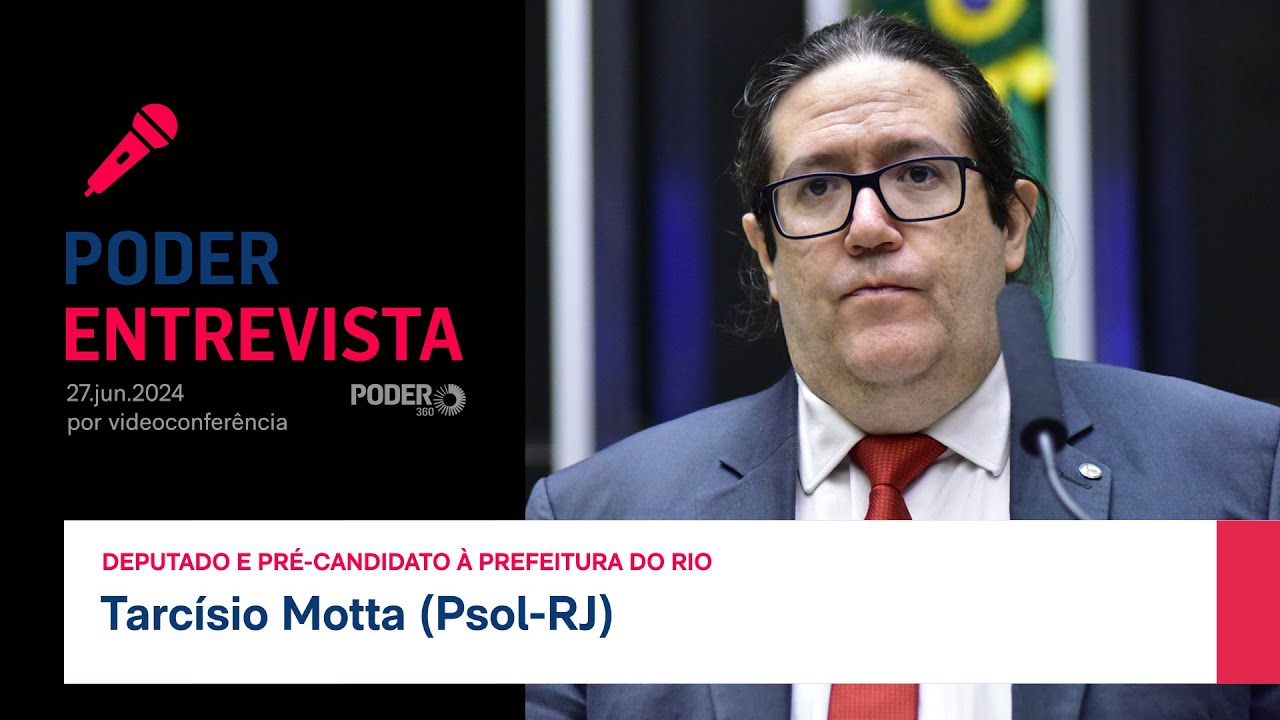 Tarcísio Motta no Poder Entrevista: pré-candidato do Psol discute Rio