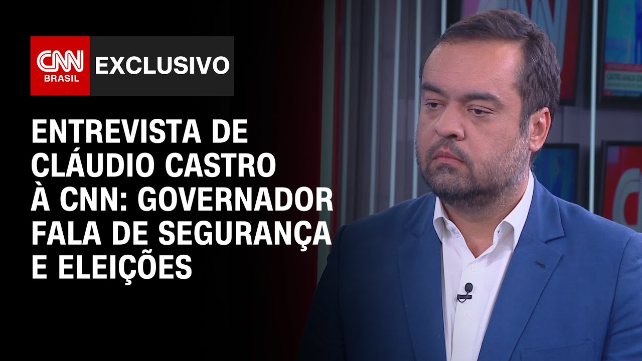 Cláudio Castro em entrevista à CNN: o que disse o governador